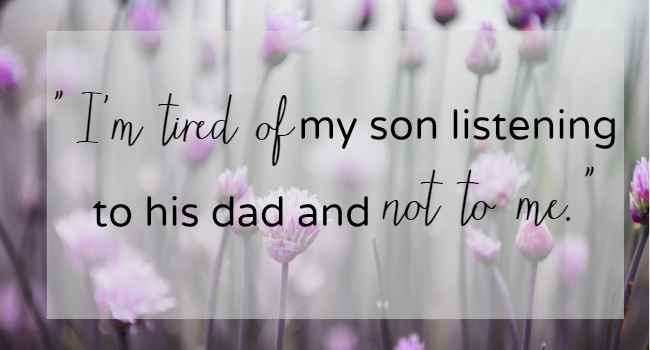 Confessions of an Imperfect Parent: My Son Listens To His Dad But Not Me