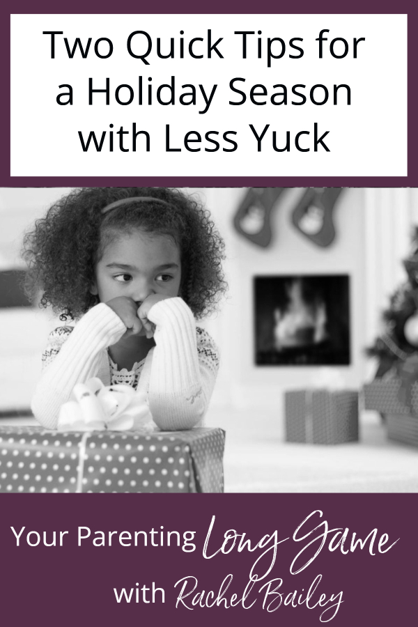 Two Quick Tips for a  Holiday Season with Less Yuck